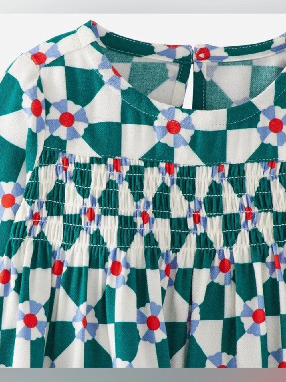 Hanna Andersson Baby Checkerboard Woven Dress